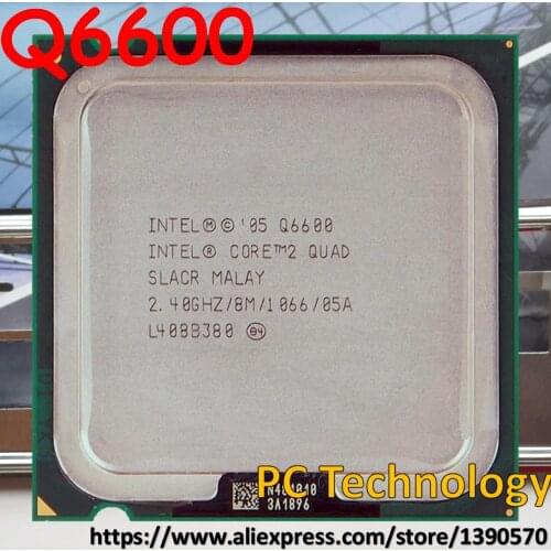 Original Intel CPU Core 2 QUAD Q6600 2.4GHz/8MB/1066/CPU LGA775 Free shipping ship out within 1 day
