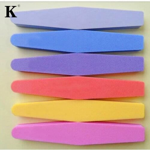 2PCS Double Side Sanding Buffer Nail Files Art Tips Buffing File Sponge Manicure Care Sanding Makeup Tools