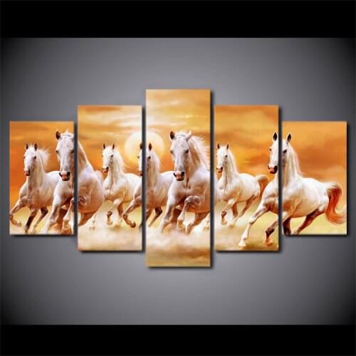 Framed Printed Horse poster series Painting Sitting Room Decor Print Poster Picture Canvas Painting Home Decoration/FREE ART