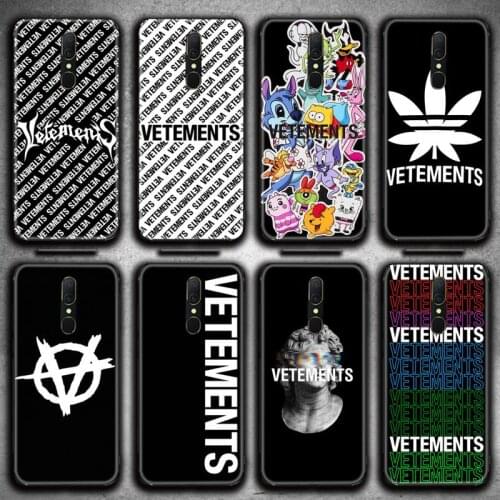 Luxury Brand Design-Vetements Phone Cases For Oppo A5 A9 2020 Reno2 z Renoace 3pro A73S A71 F11