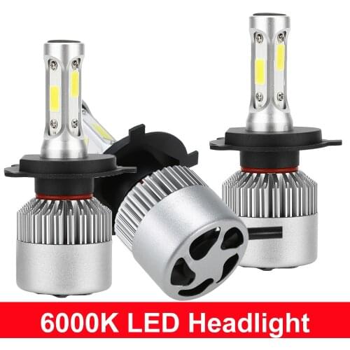 S2 Car LED H1 H4 H7 H11 9005 9006 Headlight Bulbs Auto Headlamp 36W 6000K White Fog Light Bulb LED Driving Lamp Conversion Kit