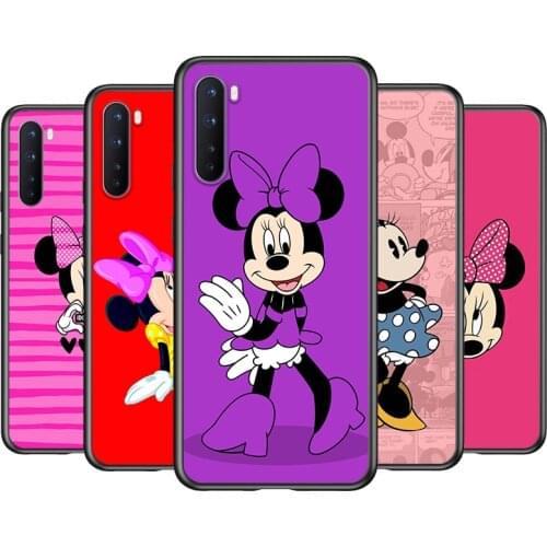Soft TPU Hot Mickey Mouse Disney Silicone Cover For OnePlus Nord CE 2 N100 N10 9 9R 8T 8 7T 7 6T 6 5T Pro Black Phone Case