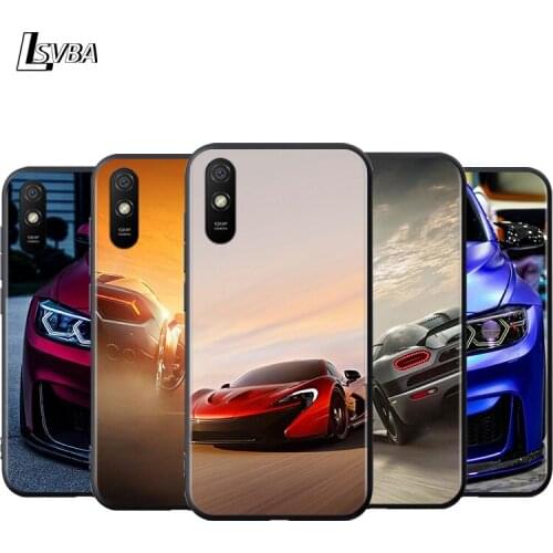 Car sports car cool Silicone Cover For Xiaomi Redmi K40 K30i K30T K30S K30 K20 10X Ultra Pro Black Soft Phone Case Shell