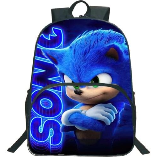 SONIC RACING Backpack Children Boys Girls Bags Fashion Colourful Pattern Laptop Backpack Men Women Back to School Bags