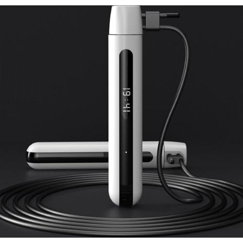 Intelligent jump rope with electronic counter creative cordless fitness equipment efficient fat burning weight loss artifact