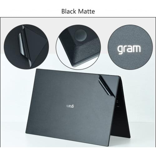 Laptop Sticker Skin Decal Carbon fiber Leather Cover Protector for LG gram 17 17Z990 17"
