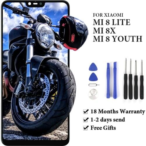 6.26 inch For Xiaomi MI 8 lite LCD Display With Touch Screen Assembly Replacement For Xiaomi MI 8X 8 Youth LCD Digitizer