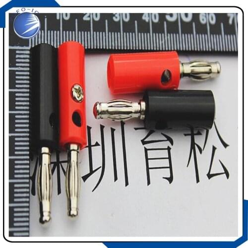 10PCS/LOT(5 PAIR) Banana plug 4MM banana head wiring column is suitable for 910, and so on, the price of the terminal 1 Alligat
