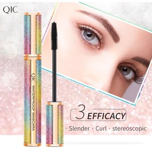 2020 Starry Mascara 4D Waterproof Non-blooming Slender Mascara Eyelash Extension Black Thick Lengthening Eye Lashes Cosmetics