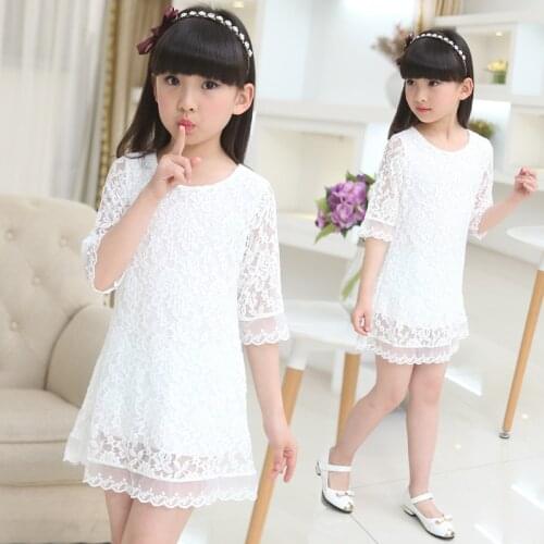 Girl Dress Children Clothes Princess Summer Lace Party Dresses For Girls Birthday Costume For Kids Prom Dress 4 6 8 10 12 Years
