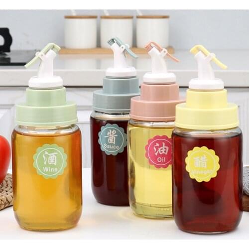 1PC Oil bottle stopper vinegar bottles Plastic lock plug seal Leak-proof Food quality plastic Liquor Nozzle Spray Dispenser wine