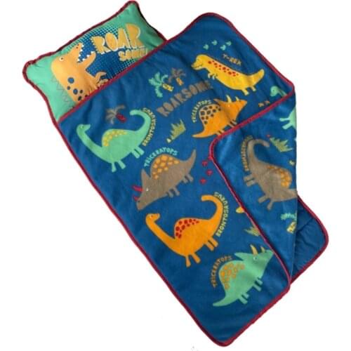 Red Robot Kid Nap Mat Toddler Cotton Nap Pad for Preschool Daycare Kindergarten Travel Sleeping Bag 53x117cm