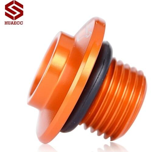 M16*1.5 CNC Engine Oil Filter Cup Plug Cover Screw for KTM DUKE 125 200 390 RC125 RC390