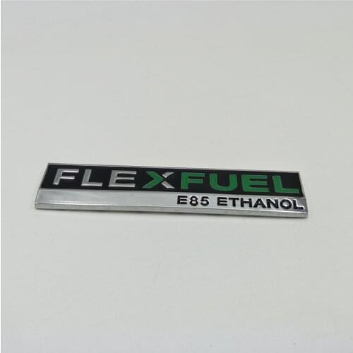 Metal FLEXFUEL E85 ETHANOL Emblem Logo For Ford DODGE CHRYSLER For JEEP Chevrolet