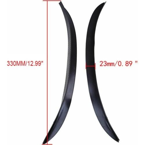 Soft Car Fender Trim Wheel Eyebrow Arch Decorative Strip Car Tires Flare Extension Wheel Eyebrow Protector Lip Wheel-arch