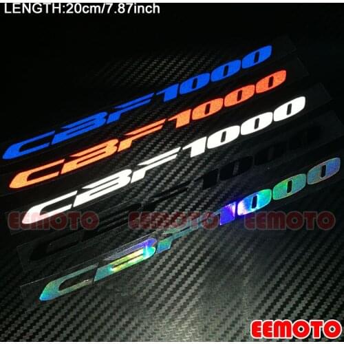Motorcycle helmet Body Shell Tank Pad Motorbike Fairing Reflective Decals Stickers for HONDA CBF1000 CBF600 CBF 1000 600
