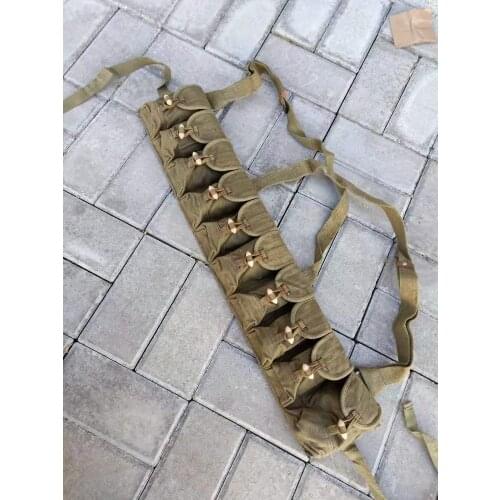 OUTDOORS ORIGINAL CHINESE ARMY SKS TYPE 56 SEMI AMMO CHEST-RIG BANDOLIER BAG OLD armyshop2008