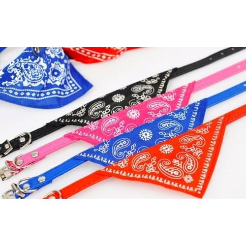 Wholesale Cat Dog Collar For Small Dog Puppy Pet Products Dog Clothes Cat Puppies Collars Scarf Neckerchief Necklace