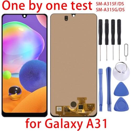 Original For Galaxy A31 LCD Screen and Digitizer Full Assembly For SM-A315F/DS; SM-A315G/DS