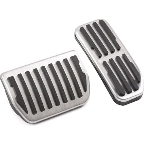 For Range Rover VELAR 2017 2018 2019 No Drill Anti-slip Fuel Brake Alloy Pads Pedals Cover Car Accessories