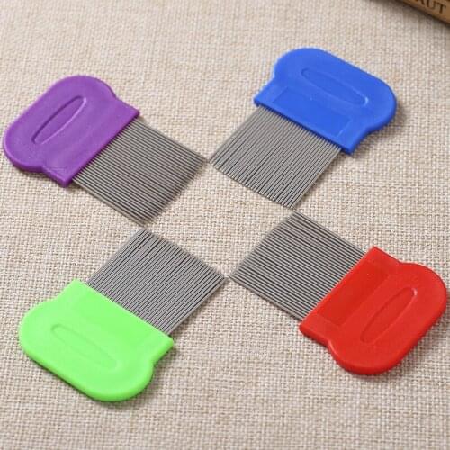 Pet Dog Stainless Steel Comb Remove Flea Hair Brush Hair Comb Puppycat Comb Dog Brush Multifunction Pet Grooming tool