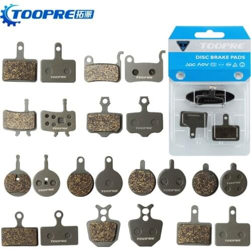 TOOPRE Mountain bike brake pads all-metal high wear-resistant fiber disc brake pad BB5 FOR SHIMANO TEKTRO SRAM ZOOM AVID Magura