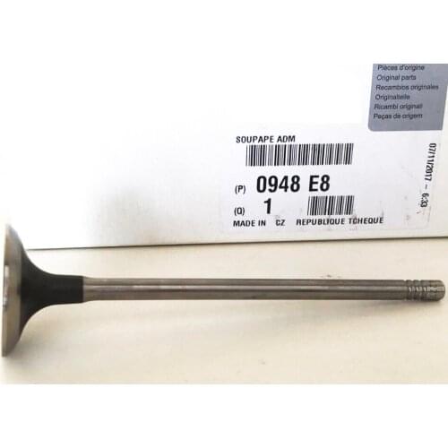 INTAKE VALVE 0948E8 Used for Peugeot 2008 3008 208 308 RCZ Citroen C3 C4 C5 1.6T/1.8T