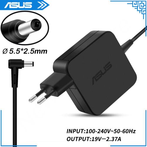 19V 2.37A 45W 5.5x2.5mm AC Adapter Power Charger For Asus TP550LA X450EA X450LA X451CA X455LA X455WA X550LA X550WA X551CA X555LA