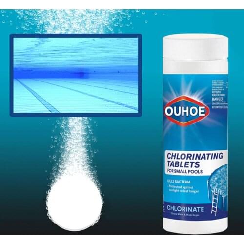 1 Box/set Pool Chlorinating Tablets Instant Disinfected Water Purification Protected Against Sunlight For Swimming Pool Tub Spa