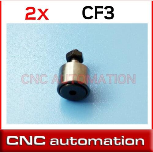 2pcs CF3 KR10 cam follower needle bearing wheel and pin