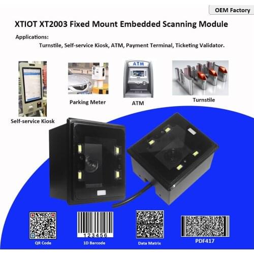 2003C 2D QR Code Reader Scanner Digital KIOSK Fixed Mount