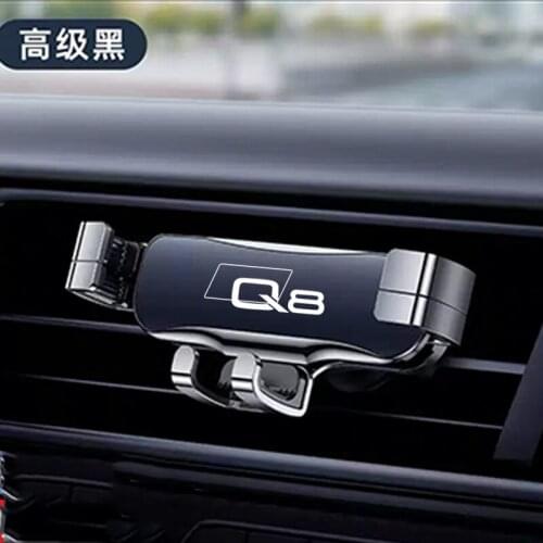 Car Accessories Metal Phone Holder Car Navigation Mobile Phone Holder Bracket Support For Audi Q3 Q4 Q5 Q6 Q7 Q8