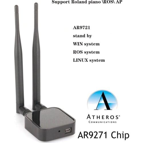 Atheros AR9271 Chipset 150Mbps Wireless USB WiFi Adapter 802.11n Network Card With 2 Antenna For Windows/Kali LinuxSystem