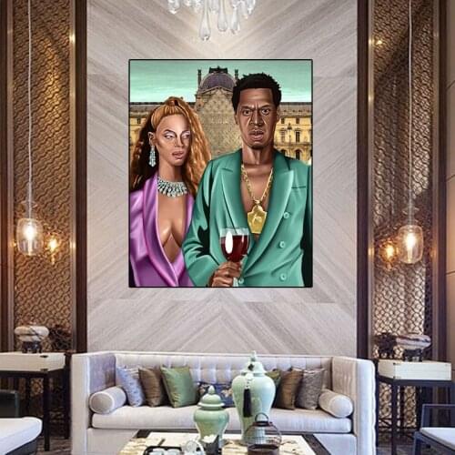 African Gangster Boss Canvas Painting Gangster Movie Wall Art Poster Print Picture Modern Living Room Bedroom Home Decoration