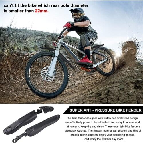 Bicycle Fenders MTB Mountain Adjustable Bike Mudguard Cycling Wings Lengthen Durable Wheel Fenders Bike Accessories Bike Mudguar