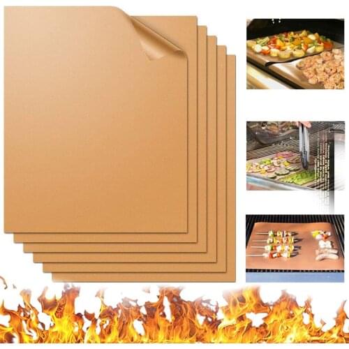 5PCS 60x40cm Reusable Baking Mat Baking Sheet Heat-resistant Grill Mat BBQ Non-stick Cake Mat Ove Tools Bakeware