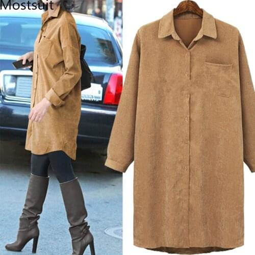 Mostsuit Women's Corduroy Shirts
