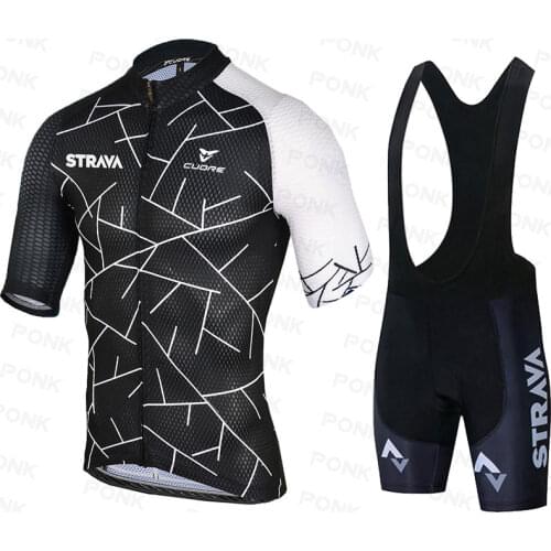 New 2021 STRAVA Mens Cycling Long Sleeve Suit Cycling Jersey Mtb Cycling Clothing Bicycle Maillot Ropa Ciclismo Bike Clothes