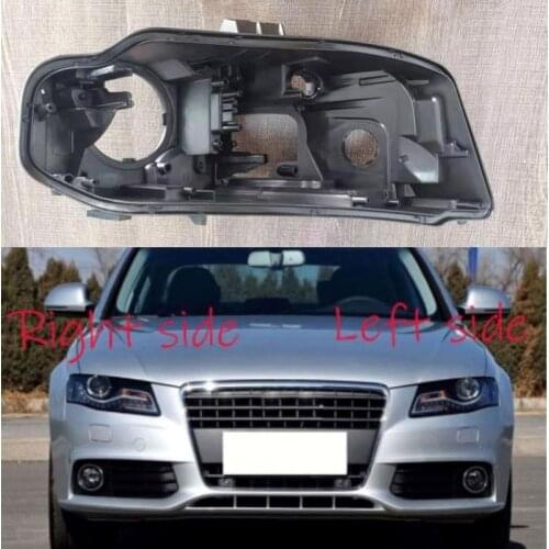 Headlight Base For Audi A4 B8 2009 2010 2011 2012 Headlamp House Car Rear Base Front Auto Headlight Back House