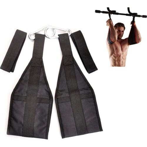 Fitness AB Sling Straps Abdominal Hanging Belt Chin Up Sit Up Bar Pull up Heavy Duty Muscle Training support Suspension belt