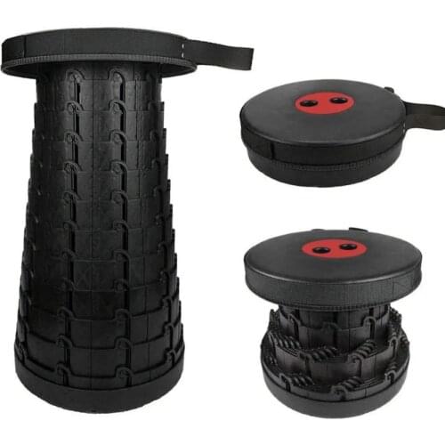 Portable Chair, Upgraded Folding Stool, Adjustable Camping Chair, Foldable Fishing Chair Lightweight Sturdy Retractable Stools