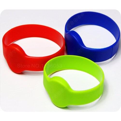 125khz RFID T5577 Wristband Writable Card or EM4305 Bracelet RFID Copy Clone Card for swimming pool