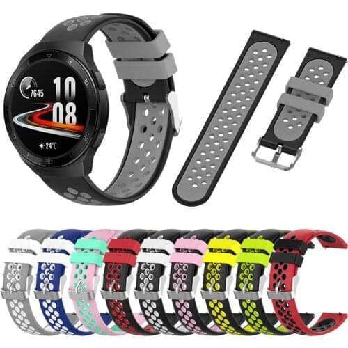 Silicone Soft Strap for Xiaomi Haylou Solar LS05 Smart Watch Wrist Bracelet for Huawei GT2e Watchband WristBand Belt