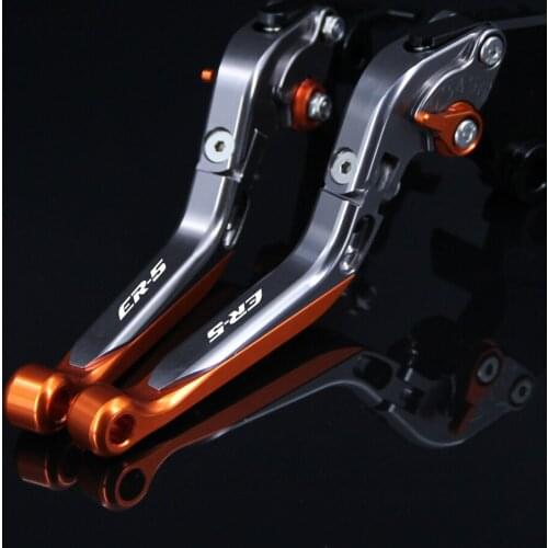 For Kawasaki ER5 ER-5 2004-2005 Folding Extendable Motorcycle Brake Clutch Levers ER 5 Accessories