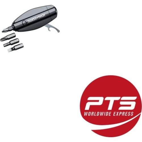 Swiss Tech Original Swiss+Tech XDrive Compact Driver Tool 7 in 1 Multi Function Tactical Survival Camping Equipment Swiss Made