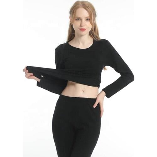 Womens Turtle neck thermal inner wear slim body mid collar thermal top sleeves and long john keep warm heat