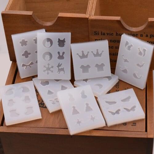 Christmas earrings beads small charms silicone Mold Resin Silicone Mould handmade Jewelry Making epoxy resin molds