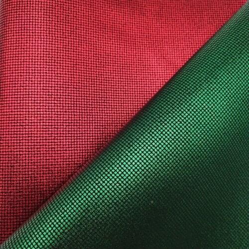 1PC 21X29CM Synthetic Letaher, Cuero Sintetico Red and Green Leather For Making Bows Accessories T26A
