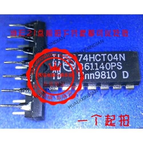 1Pieces new Original 74HCT04N DIP-14L In stock real picture