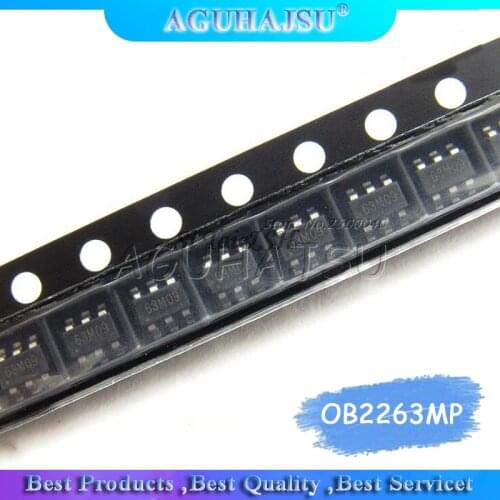 10PCS OB2263MP OB2263 chip type: 63A SOT23-6 Current Mode PWM Controlle 100% new original